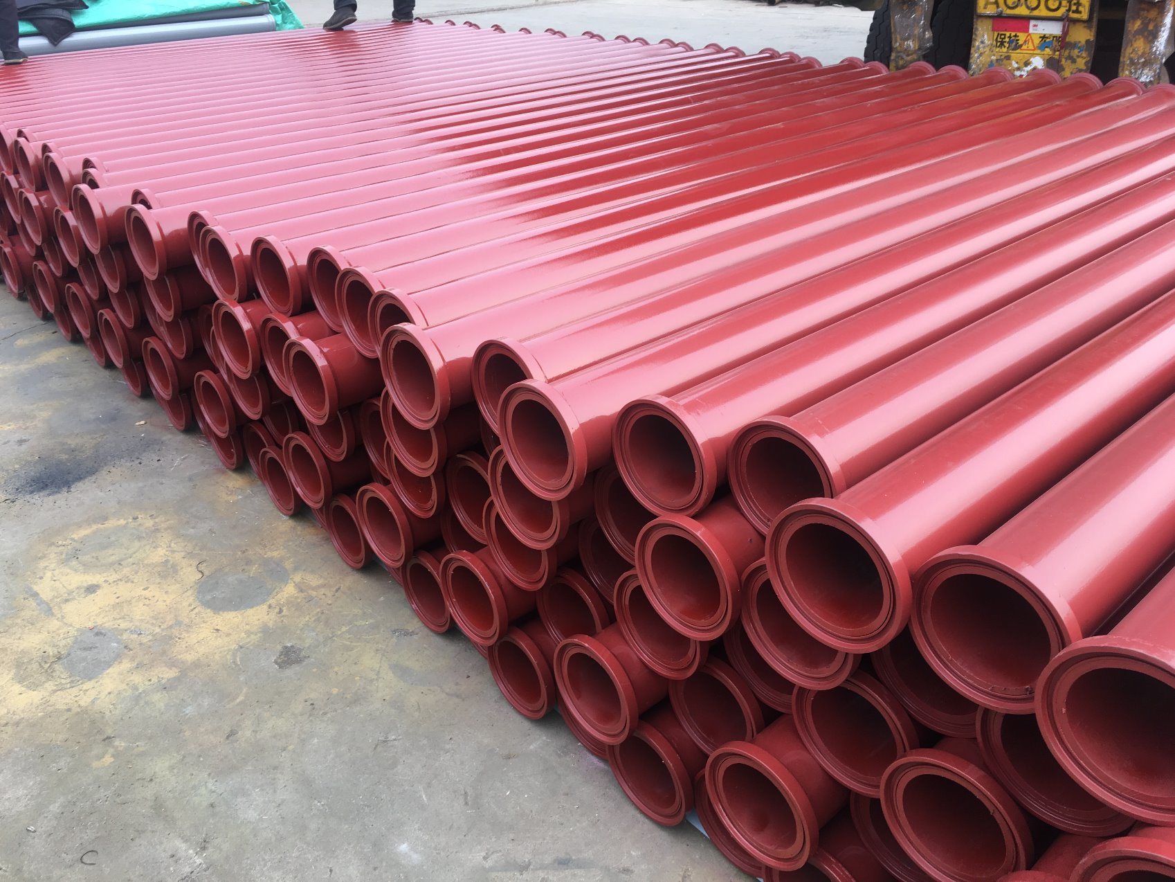 Ultra High Frequency Quenched DN125 / 5.5 "Harded Twin Wall Pipe