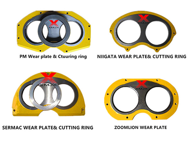 Schwing Code Piastra ad occhiello e anello tagliente per attrezzature pesanti per pompe per calcestruzzo