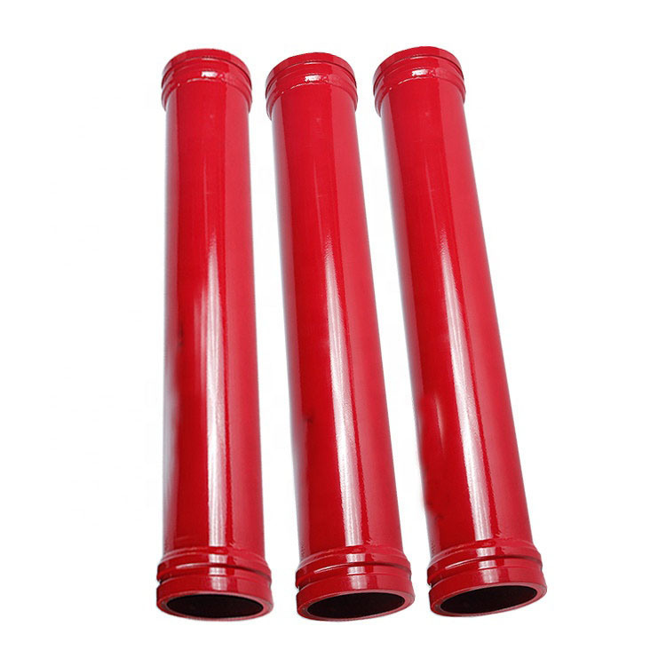 Twin Wall Red Paint Concrete Pump Pipe para sa Schwing Pm