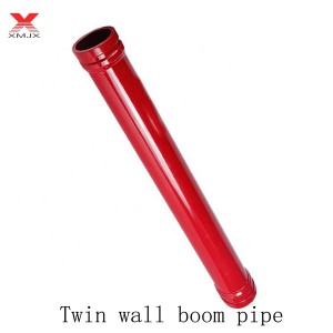 5" 3000mm 5.5mm (3.5+2) twin wall boom pipe