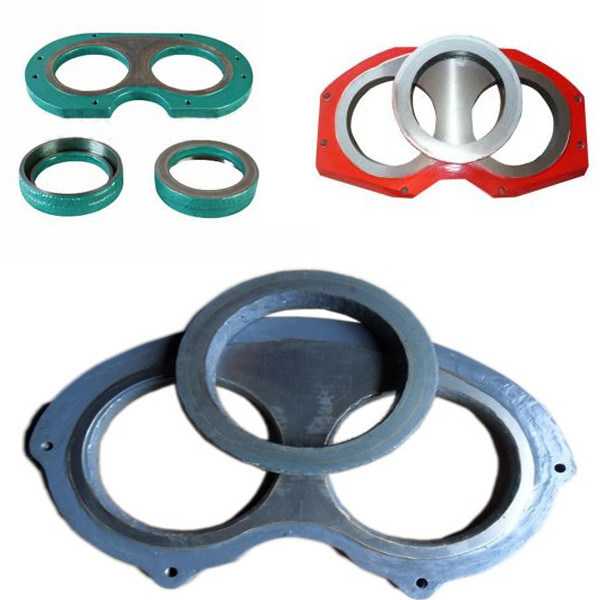 Concrete Pump Spectacle Wear Plate နှင့် Cut Ring