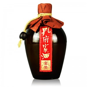 Confucius Family Liquor-Classic 38% Sanduku za Zawadi Pombe zenye Uthibitisho Chini wa Roho Mtama Baijiu