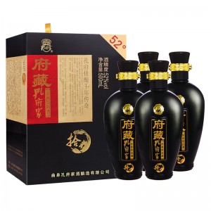 Licor de 10 paquets emmagatzemat a la mansió per a la festa Aroma fort clàssic Baijiu Alcohol52