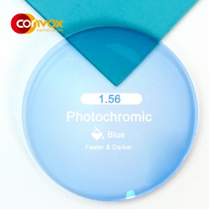 1.56 Photochromic G8 ສີງາມ HMC 65/70mm Optical Lenses
