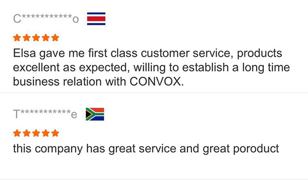 Algúns dos comentarios dos nosos clientes5