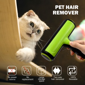 Reusable Pet Dog Cat Hair Rmover Roller Fun Ọkọ ayọkẹlẹ ...