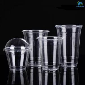 Kristalno prozirna plastična čaša