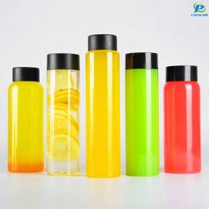 Цилиндрични пластмасови бутилки