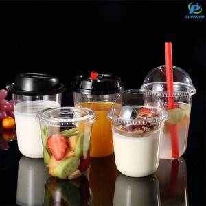 कारखाना थोक चीन डिस्पोजेबल कूल पेय प्लास्टिक सिप्पी कप