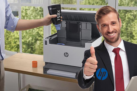 HP Ngaleupaskeun Printer Tank Laser Cartridge-Free