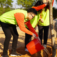 Honhai Technology Company bäitrieden Guangdong Environmental Protection Association South China Botanical Garden Tree Planting Day
