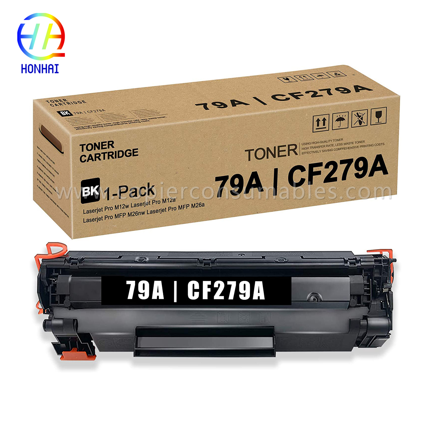 Toner Cartridge ya HP Laserjet PRO M12W Mfp M26 M26nw (CF279A)