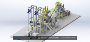 Simpleng dry mortar production line CRM3