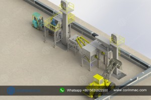 Vertikal tørrmørtel produksjonslinje CRL-2