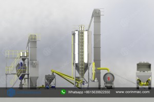 Vertical dry mortar production line CRL-H