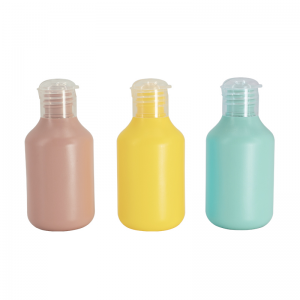 Malplena kosmetika pakaĵo reciklebla biodiserigebla plasta botelo 30ml 50ml 100ml lociobotelo