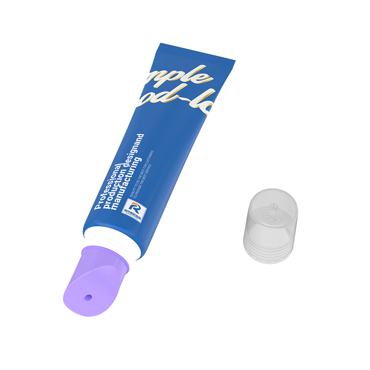 5ml 8ml 10ml 15ml 20ml tómt sérsniðið merki Mini Clear Cosmetics Squeeze Lip Gloss Tube með loki
