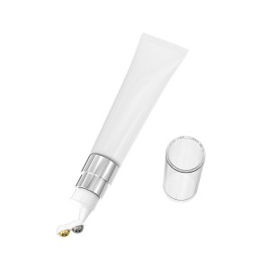 Customer Cosmetic Packaging Eye Cream Tube na May Dalawang Roller