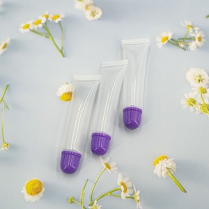 Engros Custom Mini Plastic Cosmetics Myk Tube Lip Gloss Squeeze Tube