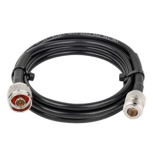 Коаксіальний монтажний кабель LMR240 з перемичкою для подовжувача N штекер-жінка