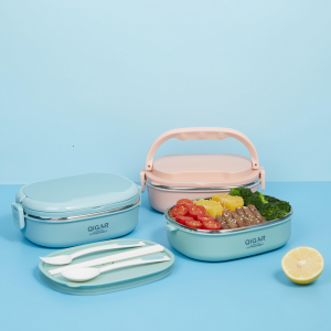 Insulated Thermal Lunch Box 304 Stainless Steel Lunch Box