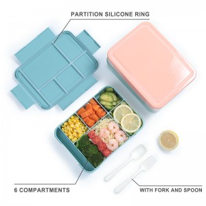 PP lunch box ine macompartments