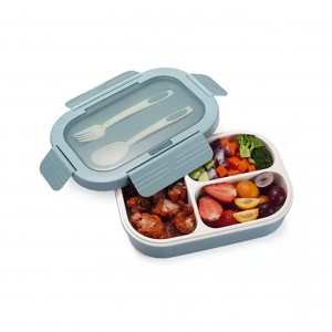 Multi Compartments Pp Plastic Microwave Safe Lunch Box