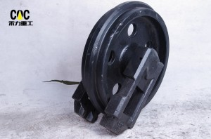Rad für Kubota-Minibagger-Fahrwerksteile vordere Spannrolle Kettenradspannrolle 85 Russland Baggerspannrolle