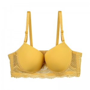Excellent quality Seamless Women Brief - Yellow Underwire Bra With Lace – Chuangrong
