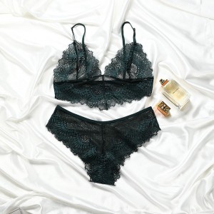 Green Sexy Lingerie Sets For Honeymoon