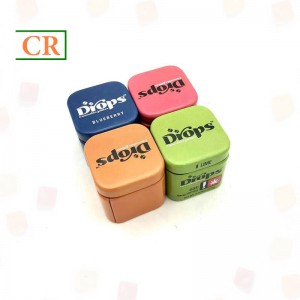 Good quality Gummies Tin Box - Small Child Resistant Tin Cube – CR