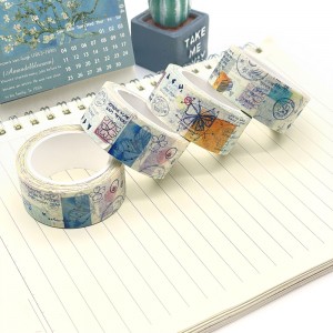 Washi Tape Corea Washi Masking Tape Nastro Washi decorativo stampato personalizzato di alta qualità per regalo