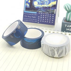 Washi Tape Korea Washi Masking Tape Højkvalitets brugerdefineret trykt dekoration Masking Washi Tape til gave