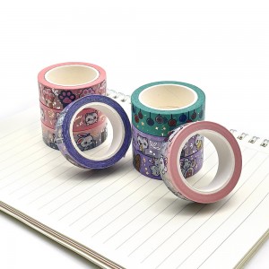 Dobře navržený výrobce Washi Tape Colored DIY Craft Masking Nabídka vodotěsného loga