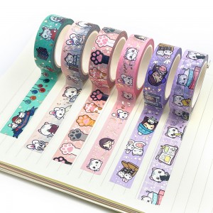 Dobře navržený výrobce Washi Tape Colored DIY Craft Masking Nabídka vodotěsného loga