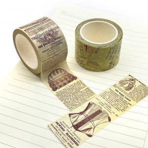 Washi Tape יפני ישירות מהמפעל מודפס בהתאמה אישית Washi Tape בתפזורת