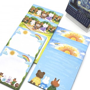 Kustom Tear-off Paper Notepad Printing Memo Pad Promotional Sticky Note with Logo