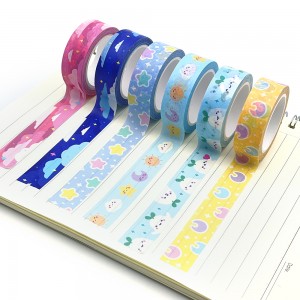Custom Sticker Masking Paper Painters Setel Kertas Masking Washi Tape