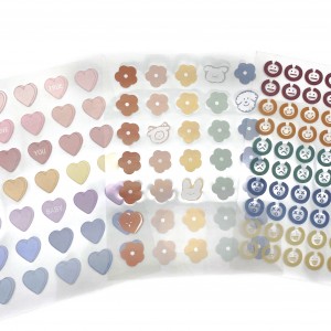 Vendita all'ingrosso di colori assortiti Natura Déco Papeterie Planner Stickers Tab