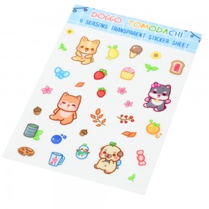 Vendita à l'ingrossu di Cute Scrapbook Planner Sticker Kit di Stickers Calendario Settimanale