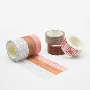 Kertas Washi Masking Tape Dekoratif yang Disesuaikan untuk Pencetakan Kustom