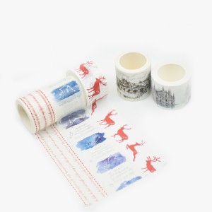 Washi Paper Customized Decorative Masking Tapes ສໍາລັບການພິມທີ່ກໍາຫນົດເອງ