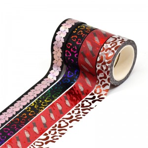 Papirna embalaža Crafts Pantone Barvna folija Cmyk Washi Tape Custom Printed Foiled