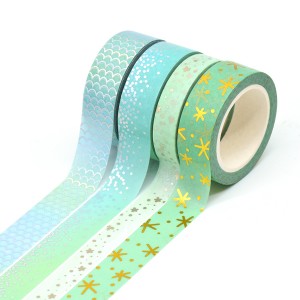 Sticker Decor Dots Gold Washi Tape Custom Singapore