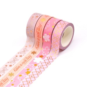 Sticker Dekorasyon Dots Gold Washi Tape Custom Singapore