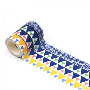 Print washi tapes feature custom printed graphics with full-color prints