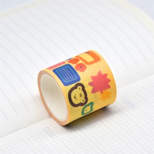 Algemien Blue Free Samples Box Washi Printed Logo Food Foil Washi Masking Tape