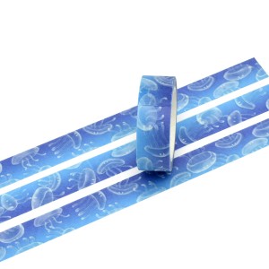 Nový design dekorativní barevné řemeslné roztomilé vlastní tištěné lepicí pásky Washi