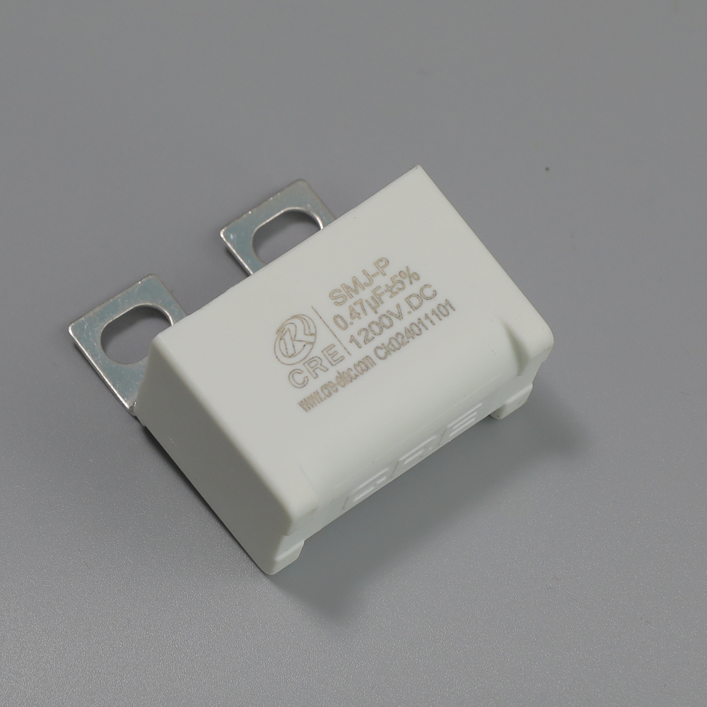 Эпоксиддик чайыр менен толтурулган Alu цилиндрдик корпусу бар 100% оригиналдуу AC конденсатор - IGBT электр электроникасынын тиркемелери үчүн жогорку эң жогорку токтун өчүрүүчү пленка конденсаторунун дизайны - CRE