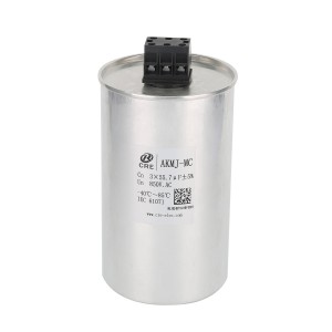 500VAC Three Phase Metalized AC Filter Capacitor with Aluminum Case